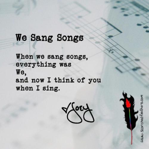 We Sang Songs